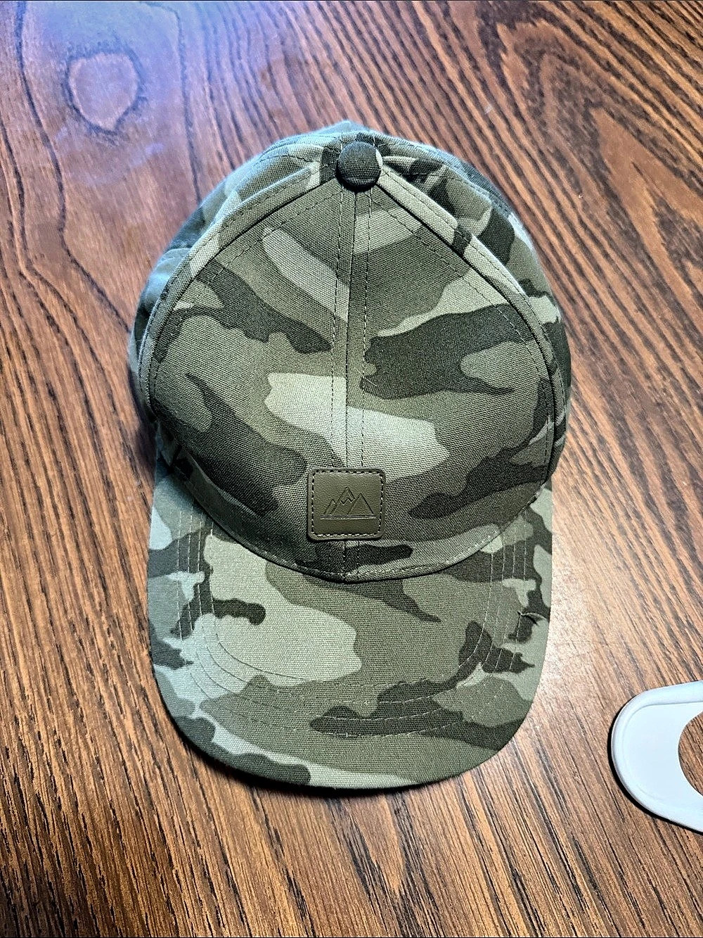 Camo Baseball Cap in Green